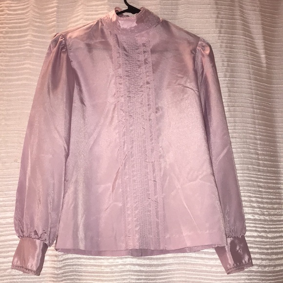 Vintage button up blouse top - Picture 5 of 6